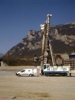 chargement sur colonne ballastee grenoble